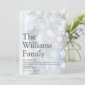 クリスマス ホリデー シーズンの家族の定義メッセージ (スタンド正面)