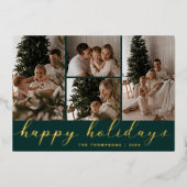 クリスマス ホリデー シーズン スクリプト フォト コラージュ (正面)