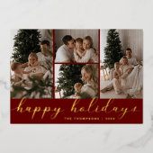 クリスマス ホリデー シーズン スクリプト フォト コラージュ (正面)