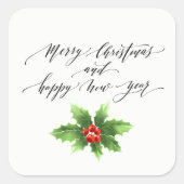 クリスマス・ホリデー・シール スクエアシール (正面)