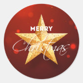 クリスマス・ホリデー・シール ラウンドシール (正面)