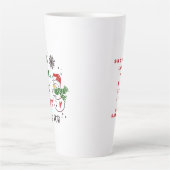 クリスマス ホリデー スノーマン  カフェラテマグ (正面)