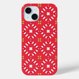 クリスマス ホリデー チャーム パターン 04 -  iPhone 15ケース