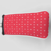 クリスマス ホリデー チャーム パターン 09 - ゴルフヘッドカバー (正面)