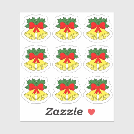 クリスマス ホリデー デコレーション X-マス ジンジャベル シール (シート)