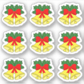 クリスマス ホリデー デコレーション X-マス ジンジャベル シール (正面)