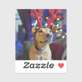 クリスマス・ホリデー・ドッグ・ステッカー シール