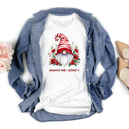 クリスマス+ホリデー+ノーム+おもしろ+辛口 Tシャツ