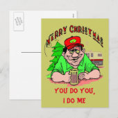 クリスマス・ホリデー・ハガキ シーズンポストカード (正面/裏面)