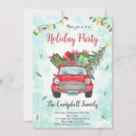 クリスマス ホリデー パーティー ご招待 招待状