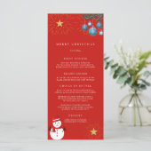 クリスマス ホリデー パーティー メニュー (スタンド正面)