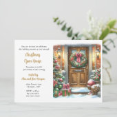 クリスマス・ホリデー・パーティー 招待状 (スタンド正面)