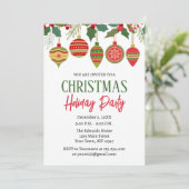 クリスマス ホリデー パーティー 招待状 (スタンド正面)