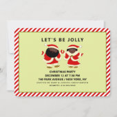 クリスマス ホリデー パーティー 招待状 (正面)