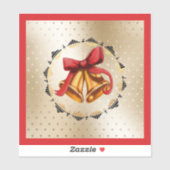 クリスマス・ホリデー・ビニール・シール（ベル付） シール (シート)