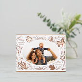 クリスマス ホリデー フォト ウッドランド ドゥードル (立ち正面)