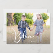 クリスマス ホリデー フォト グリーティング (正面)