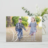 クリスマス ホリデー フォト グリーティング (スタンド正面)