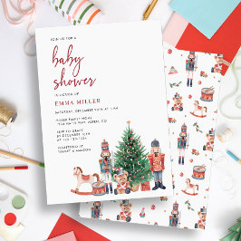 クリスマス ホリデー ベビーシャワー インビテーション