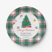 クリスマス・ホリデー ペーパープレート (正面)