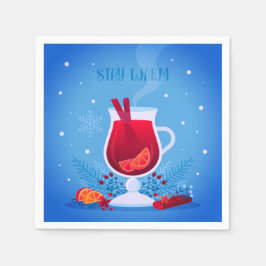 クリスマス ホリデー ペーパー ナプキン スタンダードカクテルナプキン