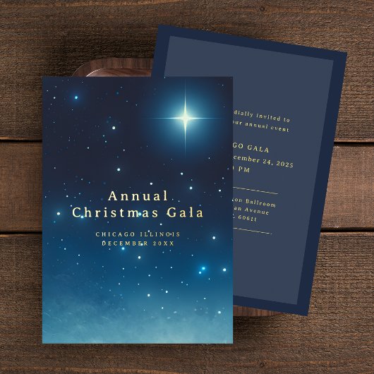 クリスマス ホリデー ホイル 招待状
