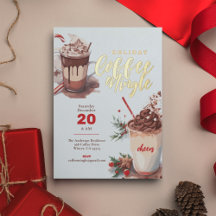 クリスマス ホリデー ホットココア コーヒーパーティー
