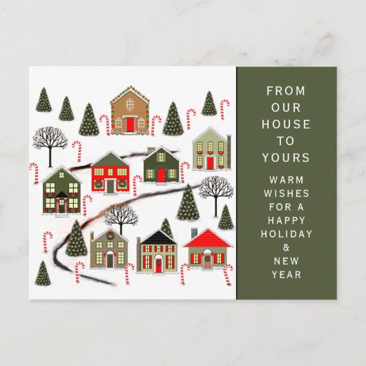 クリスマス ホリデー ポストカード (正面)