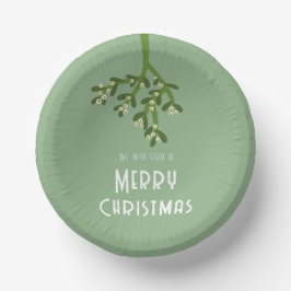 クリスマス ホリデー ミスルトー ペーパーボウル