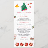 クリスマス・ホリデー メニュー (正面)