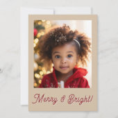 クリスマス ホリデー メリー&ブライト レッド フォト (正面)