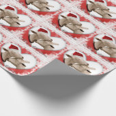 クリスマス・ホリデー・ヤギ・イン・ラブ ラッピングペーパー (角)
