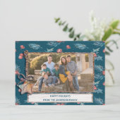 クリスマス ホリデー ラスティック スター ベリー ファミリー フォト (スタンド正面)