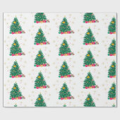 クリスマス・ホリデー ラッピングペーパー (フラット)