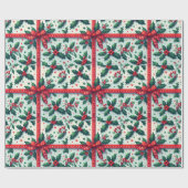 クリスマス・ホリデー ラッピングペーパー (フラット)