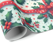 クリスマス・ホリデー ラッピングペーパー (ロールコーナー)