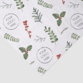 クリスマス・ホリデー・ロゴ小規模企業のプロモーション 薄葉紙 (詳細)