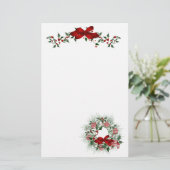 クリスマス・ホリデー 便箋 (スタンド正面)