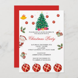 クリスマス・ホリデー 招待状