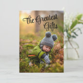 クリスマス ホリデー 最高の贈り物 フォト ファミリー ネーム (スタンド正面)