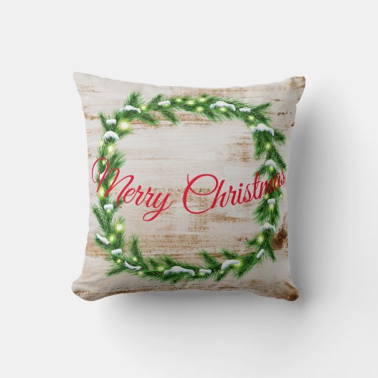 クリスマス ホリデー 枕 (正面)