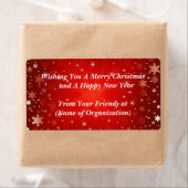 クリスマス・ホリデー・結婚ズ・カスタム ラベル (インサイチュ)