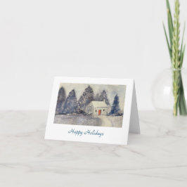 クリスマス ホリデー 雪の コテージ