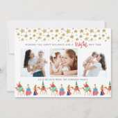 クリスマス・ホリデー | Three Kings | 3枚のフォトカード シーズンカード (正面)