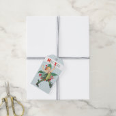 クリスマス・ホリーの子エリザベス・ゴードンCC0246 ギフトタグ (より糸付き)