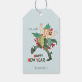 クリスマス・ホリーの子エリザベス・ゴードンCC0246 ギフトタグ (裏面)