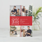 クリスマス ホリーデージョリー スクリプト4 フォト コラージュ (スタンド正面)