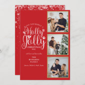 クリスマス ホリーハロースクリプト3 フォトコラージュ (正面/裏面)