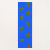 クリスマス・ホリー、イレックス・アキフォリウム・レッド・ベリー ヨガマット (正面)