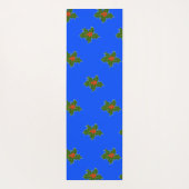 クリスマス・ホリー、イレックス・アキフォリウム・レッド・ベリー ヨガマット (裏面)